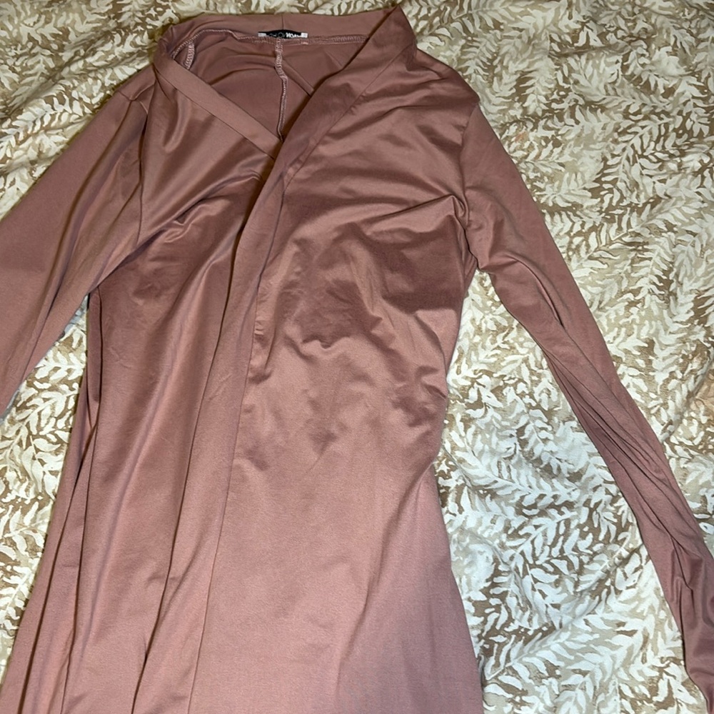 Floor length cardigan